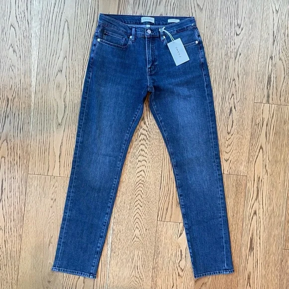 NWT Frame Denim L’Homme Slim Jeans Blue Size 31 mid-rise